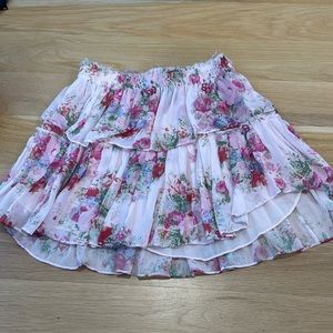 floral skirt